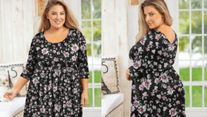 flattering clothes for big stomach plus size